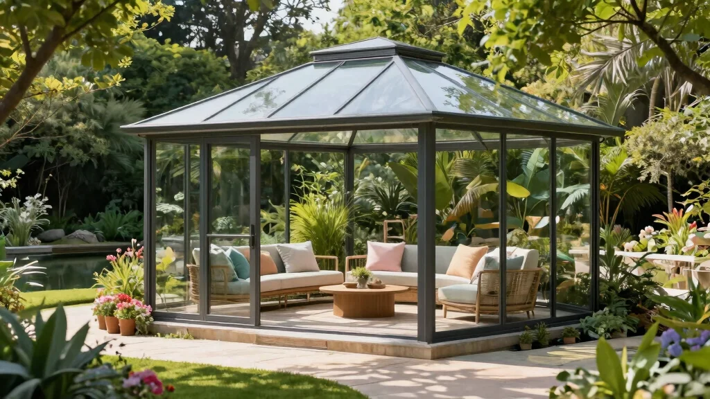 5 Luxury Glass Gazebo Ideas for a Crystal-Clear View