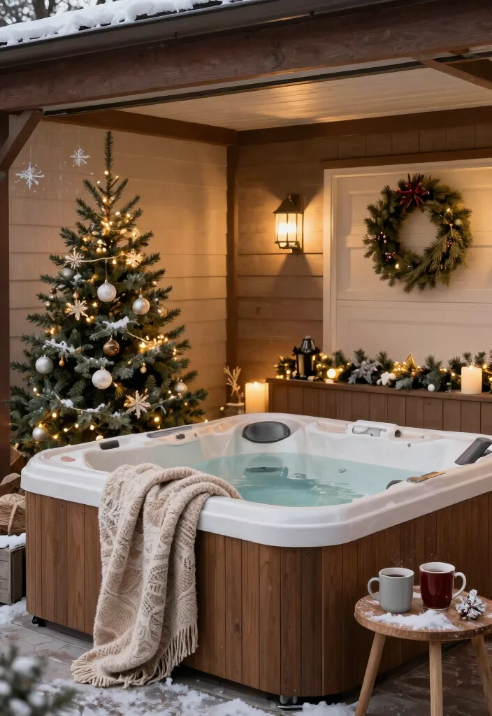 5 Surprising Hot Tub in Garage Ideas for Winter Use 5. Seasonal Decor and Themes 0