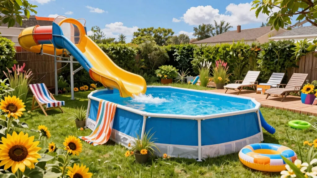 5 Thrilling Above Ground Pool Slide Ideas for Instant Fun