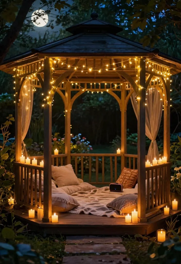 5 Unforgettable Gazebo Proposal Ideas Shell Say Yes 3. Romantic Candlelit Evening A Magical Glow 0