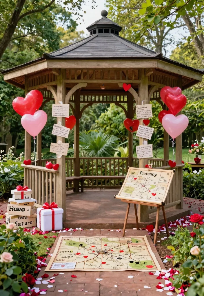 5 Unforgettable Gazebo Proposal Ideas Shell Say Yes 5. Adventure Awaits A Surprise Treasure Hunt 0