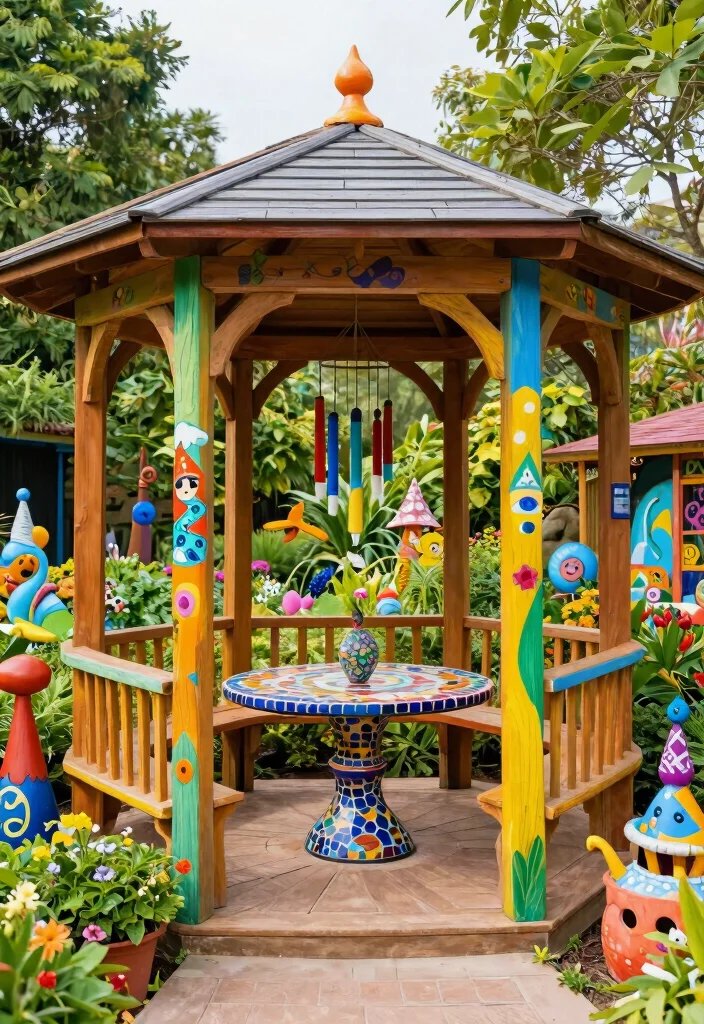 5 Unique Corn Crib Gazebo Ideas for a Farmhouse Look 5. Artistic Corn Crib Creation 0