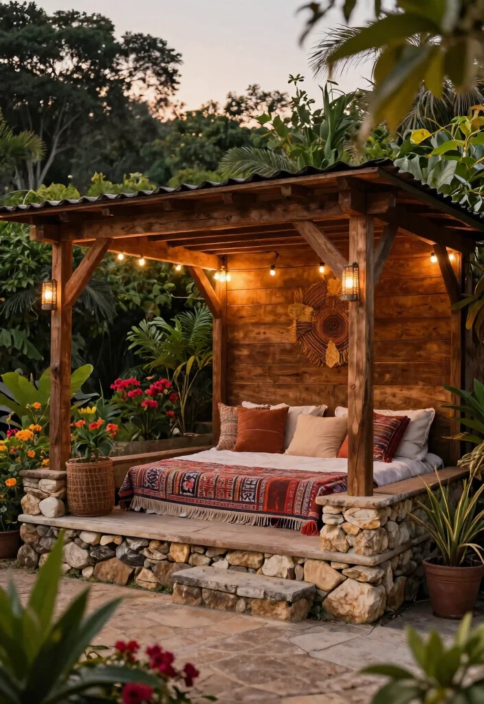 6 Chic Pool Gazebo Ideas Cabanas for Ultimate Privacy 2. The Rustic Charm 0