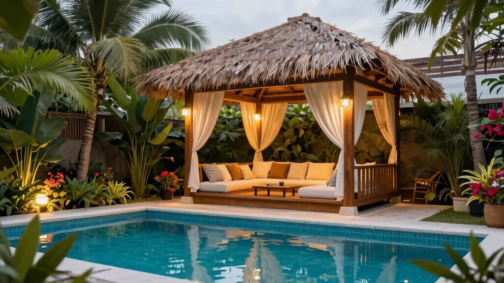6 Chic Pool Gazebo Ideas & Cabanas for Ultimate Privacy