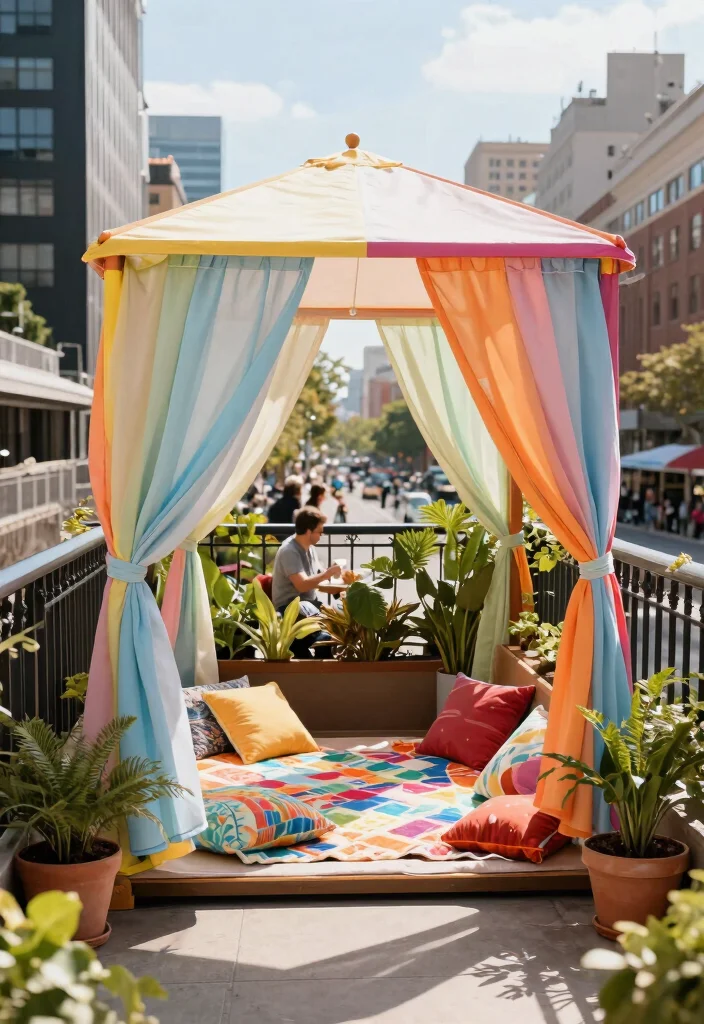 6 Compact Gazebo Ideas for Terrace Balcony Owners 2. Portable Pop Up Gazebo 0