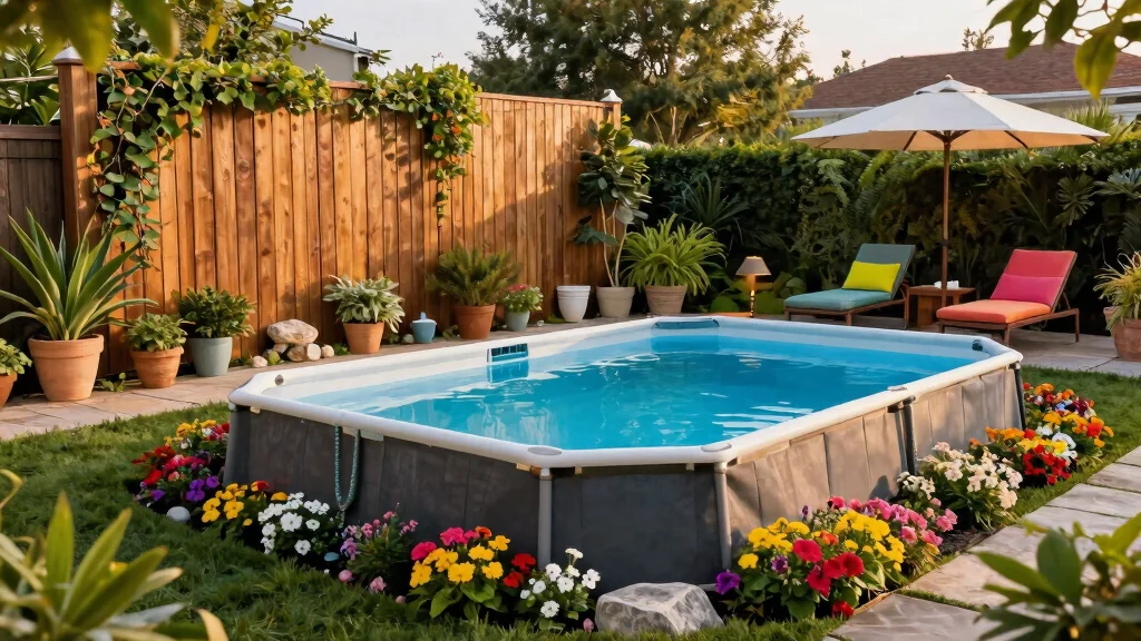 6 Creative Above Ground Pool Siding Ideas to Hide Metal