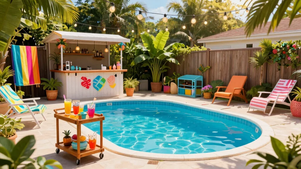 6 Fun Above Ground Pool Bar Ideas for Summer Parties