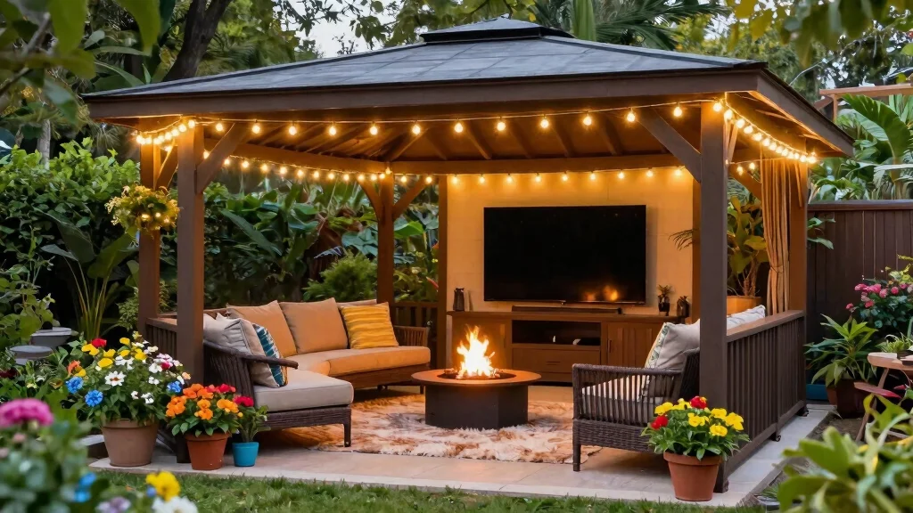6 Smart Gazebo TV Ideas for the Ultimate Outdoor Theater