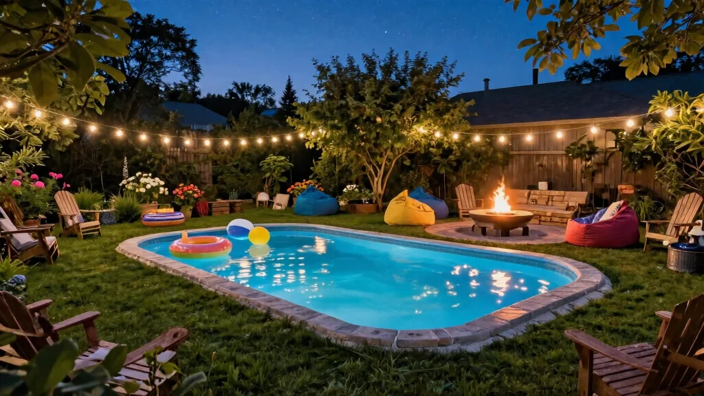6 Ultimate Above Ground Pool and Fire Pit Ideas for Nights