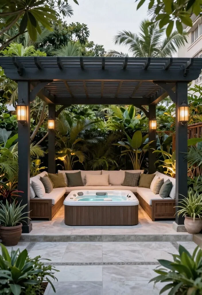 7 Elegant Hot Tub Pergola Ideas for Shade Style Conclusion 0