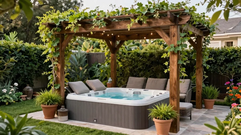 7 Elegant Hot Tub Pergola Ideas for Shade & Style