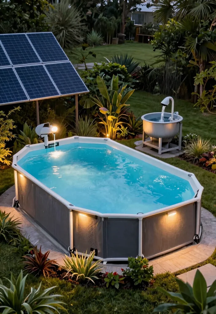 7 Modern Semi Above Ground Pool Ideas for Custom Look 4. Eco Conscious Design Features 0