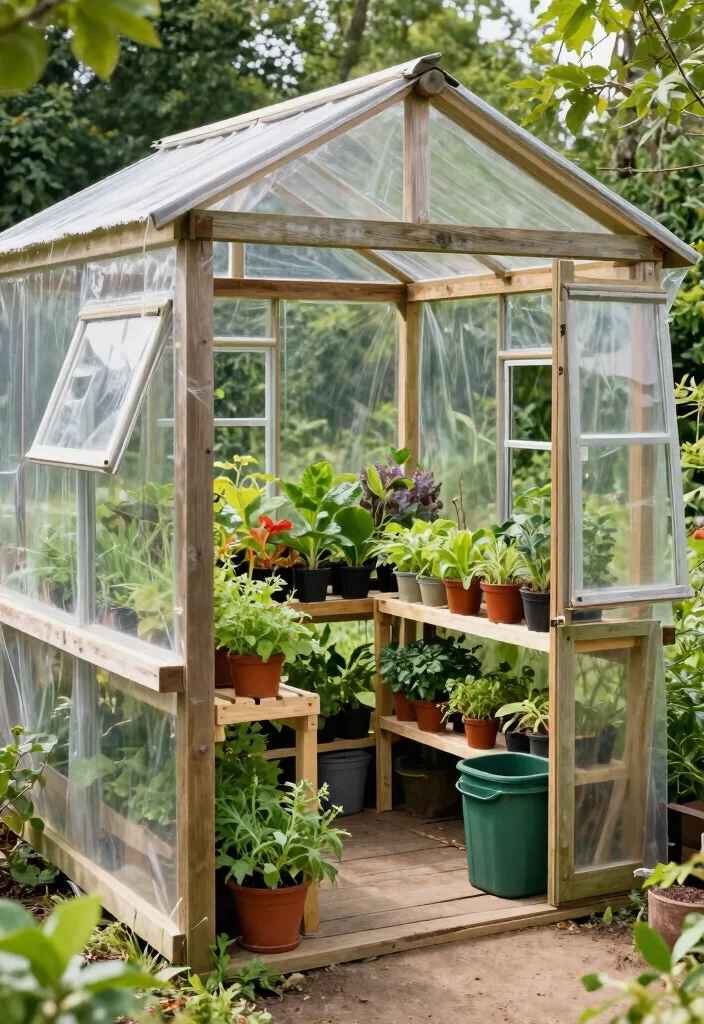 7 Rustic Pallet Gazebo Ideas for a Sustainable Garden 6. Eco Friendly Greenhouse 0