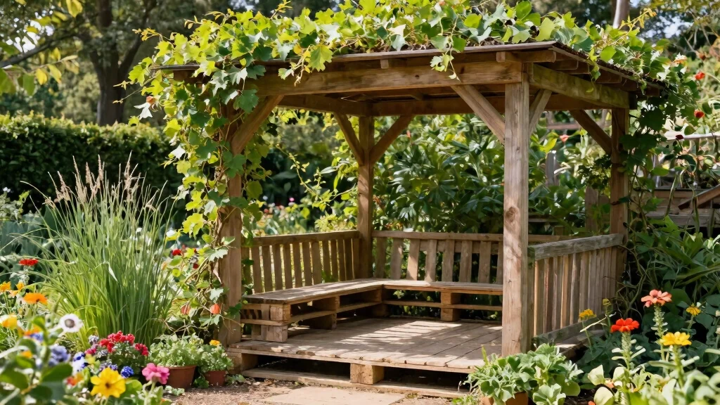 7 Rustic Pallet Gazebo Ideas for a Sustainable Garden