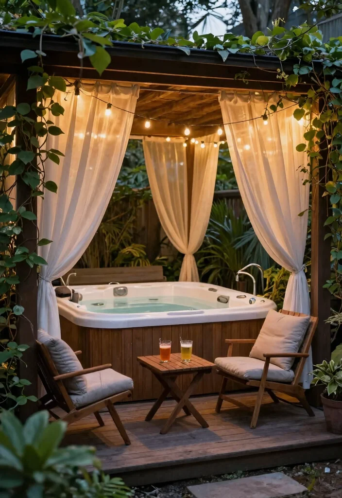 7 Seamless Hot Tub Porch Ideas for Easy Home Access 1 7 Seamless Hot Tub Porch Ideas for Easy Home Access 1. Cozy Corner Nooks 0