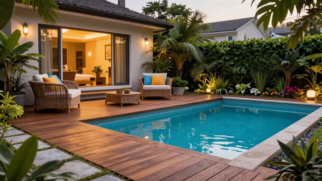 7 Seamless Pool Deck Ideas Off Back of House [Flowing Design]