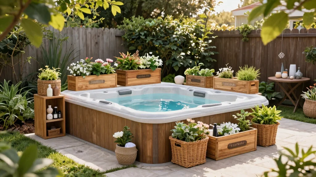 7 Smart Hot Tub Storage Ideas for Chemicals & Gear
