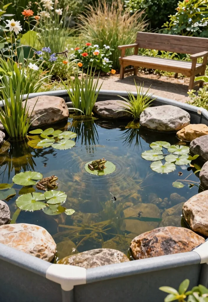 7 Stress Free Above Ground Pool Removal Ideas Replacements 6. Go for an Eco Friendly Pond 0