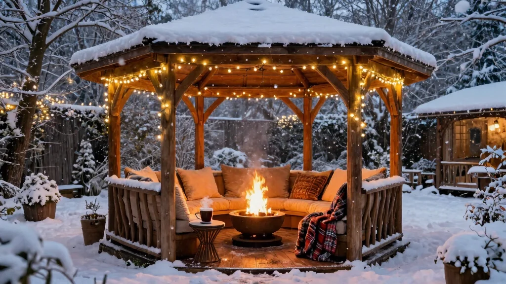 7 Warm Winter Gazebo Ideas to Stay Toasty Outside