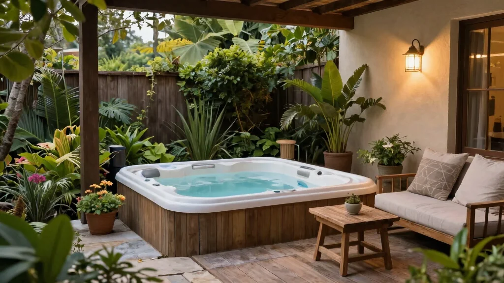 8 Cozy Back Porch Hot Tub Ideas for Home Comfort