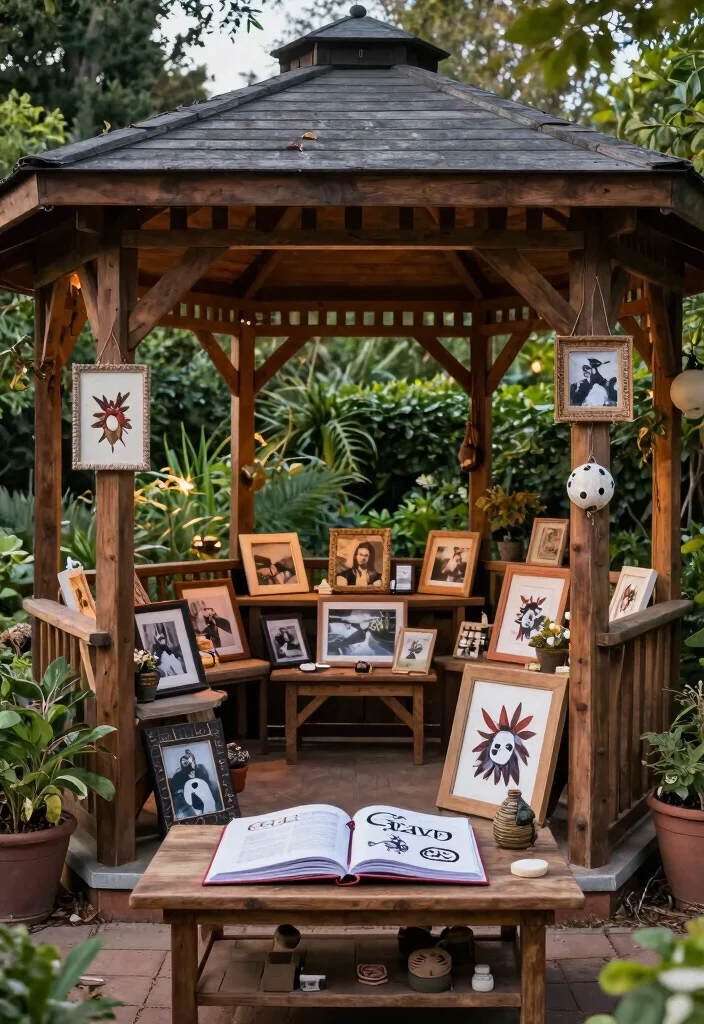 8 Elegant Backyard Gazebo Decorating Ideas for Hosting 8. Personalized Touches 0