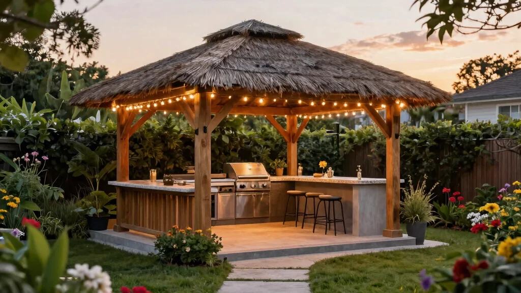 8 Gourmet Gazebo Ideas for Your Backyard Kitchen Setup