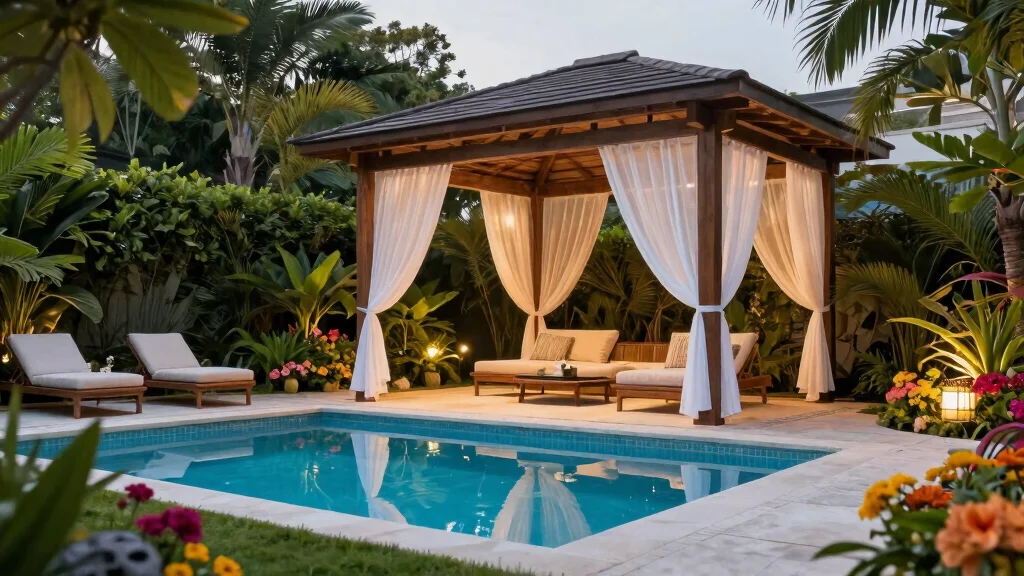 8 Luxurious Pool Gazebo Ideas for a Resort-Style Feel