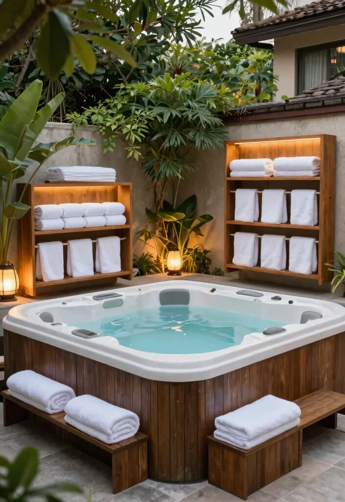 8 Neat Hot Tub Towel Storage Ideas to Stay Dry Conclusion 0