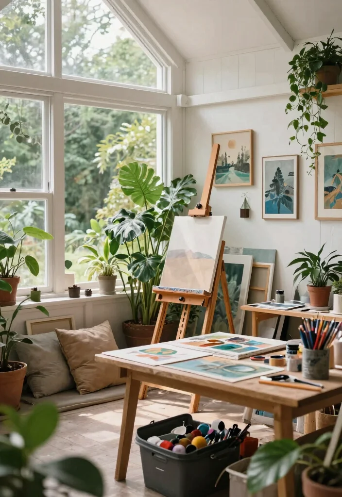 8 Peaceful Screened In Gazebo Ideas for Relaxation 26 8 Peaceful Screened In Gazebo Ideas for Relaxation 6. Art Studio Escape 0