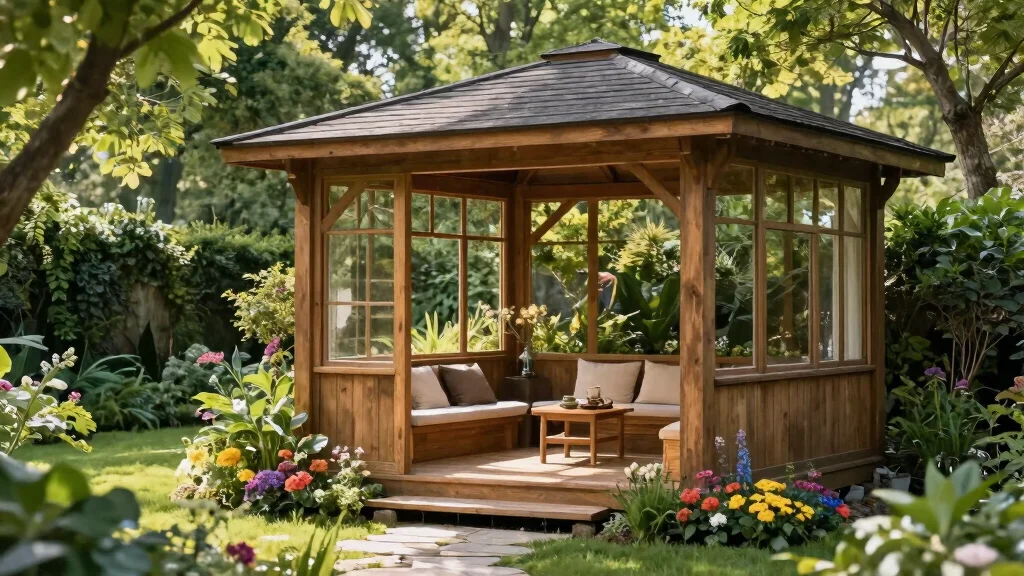 8 Peaceful Screened In Gazebo Ideas for Relaxation