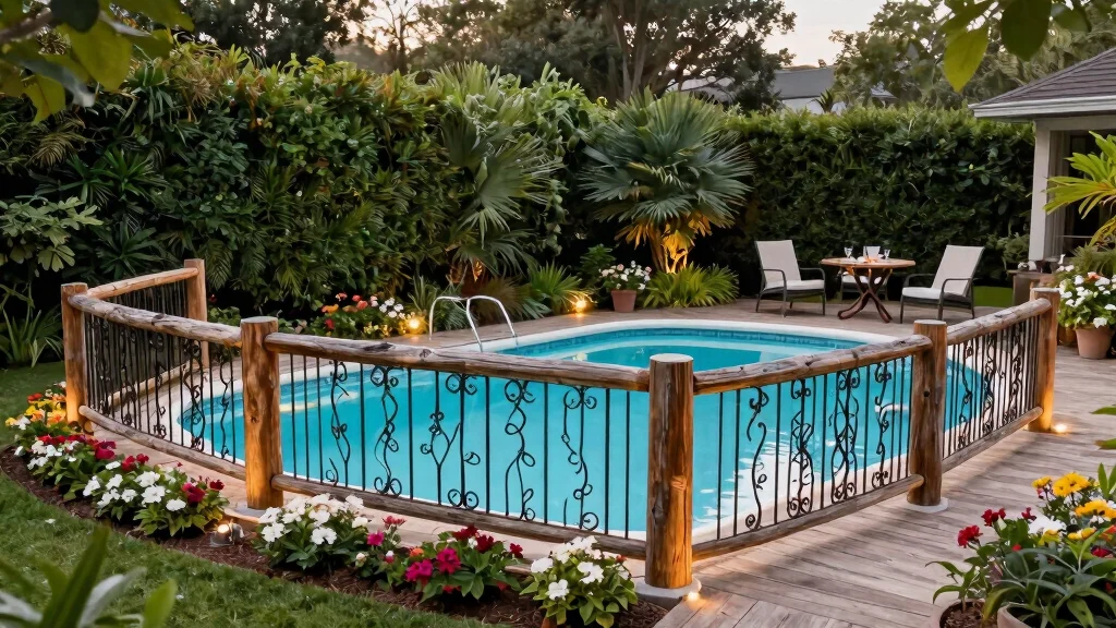 8 Stylish Pool Deck Railing Ideas: Safety Meets Beauty