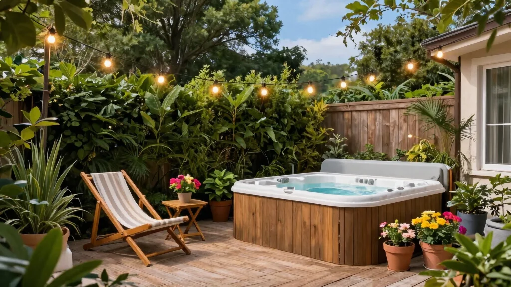 9 Affordable Hot Tub Patio Ideas (On a Budget!)