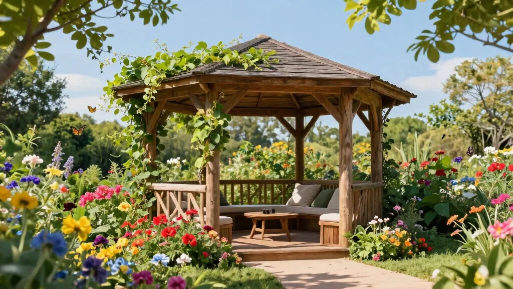 9 Enchanting Garden Gazebo Ideas Surrounded by Nature