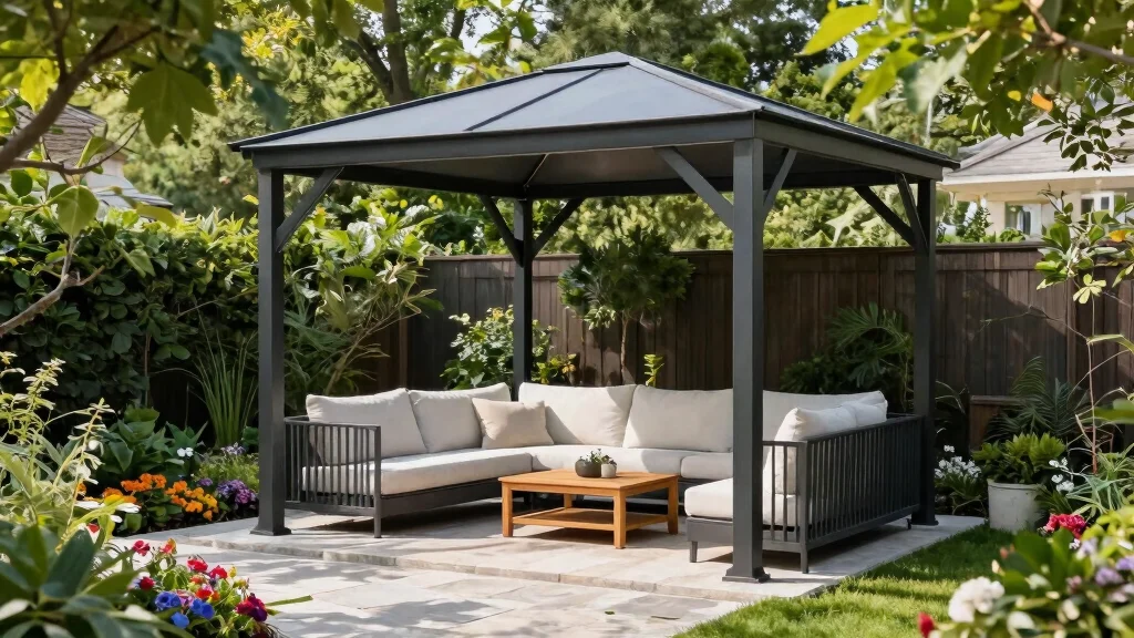 9 Heavy-Duty Metal Gazebo Ideas for Modern Backyards