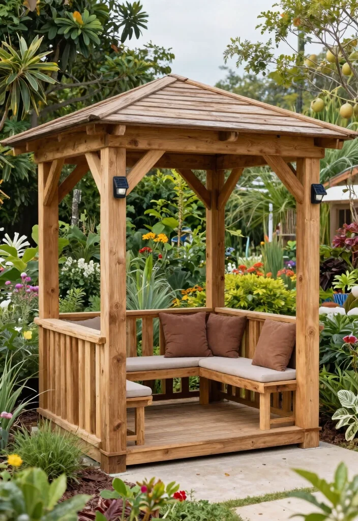 9 Rugged Outdoor Gazebo Ideas for Year Round Comfort 7. Eco Friendly Gazebo 0