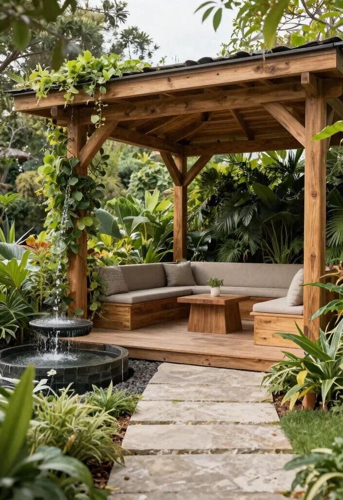 9 Seamless Deck with Gazebo Ideas for Perfect Flow 9. Biophilic Design Elements 0