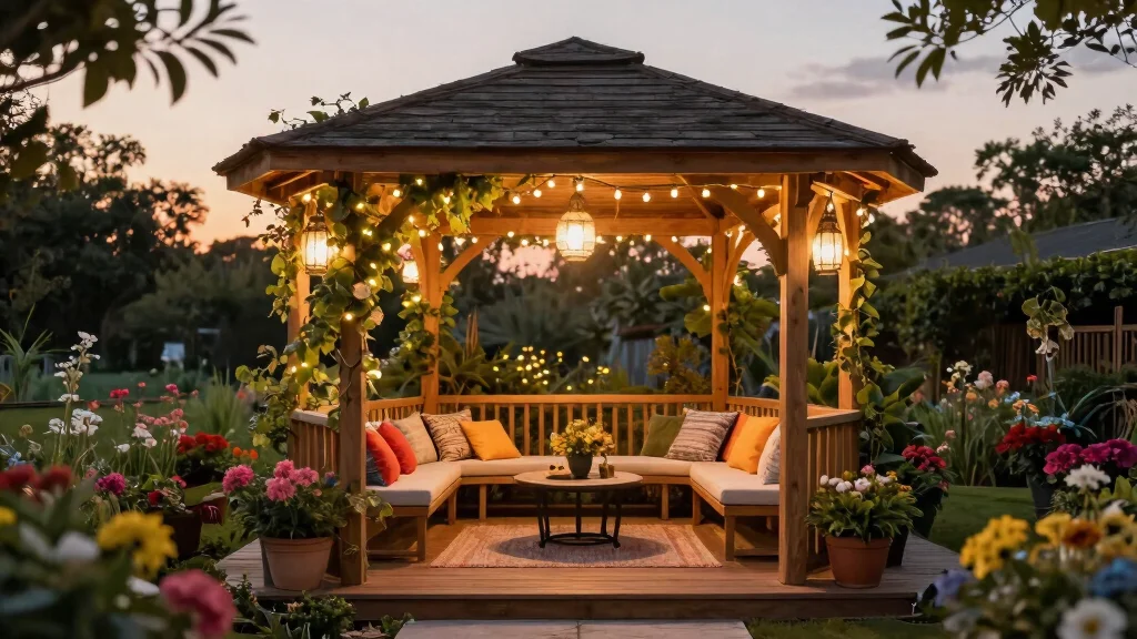 9 Seamless Deck with Gazebo Ideas for Perfect Flow