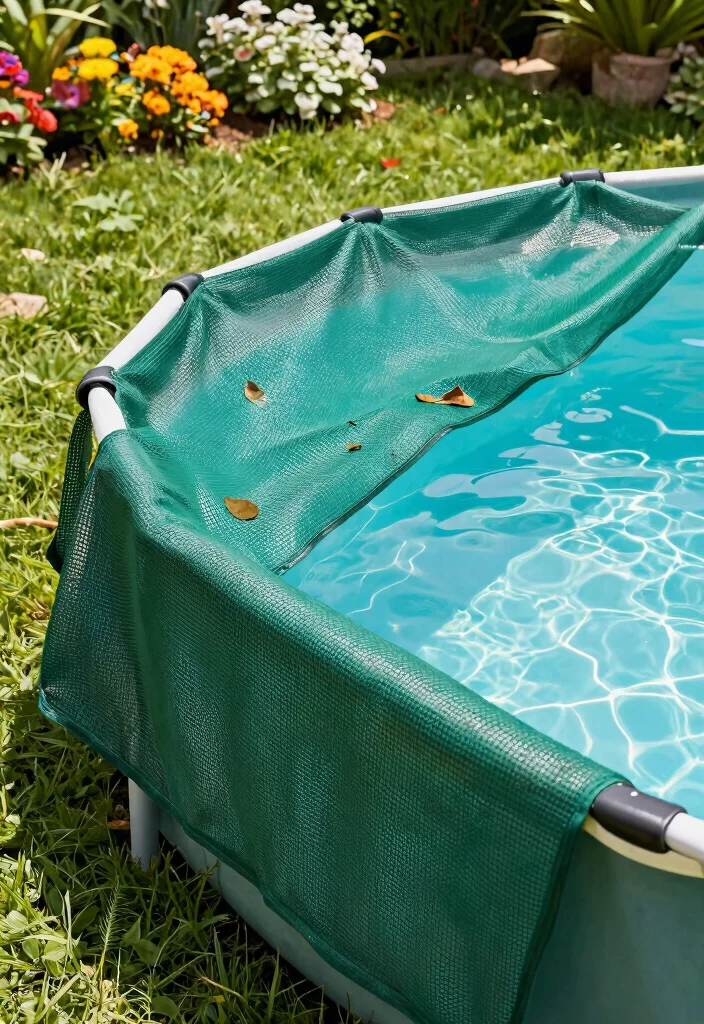 9 Smart Pool Cover Ideas Above Ground to Keep Water Clean 1 9 Smart Pool Cover Ideas Above Ground to Keep Water Clean 1. Eco Friendly Mesh Covers 0