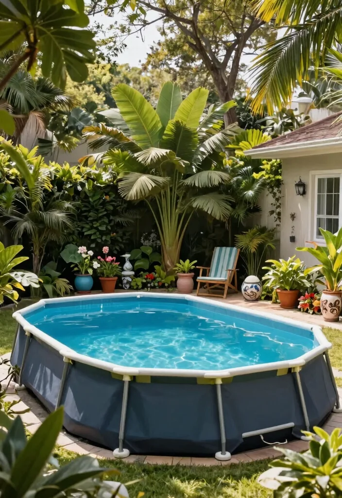 Lush Above Ground Pool Landscape Ideas to Hide the Walls Conclusion 0