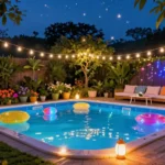 Magical Above Ground Pool Lighting Ideas for Night Swims
