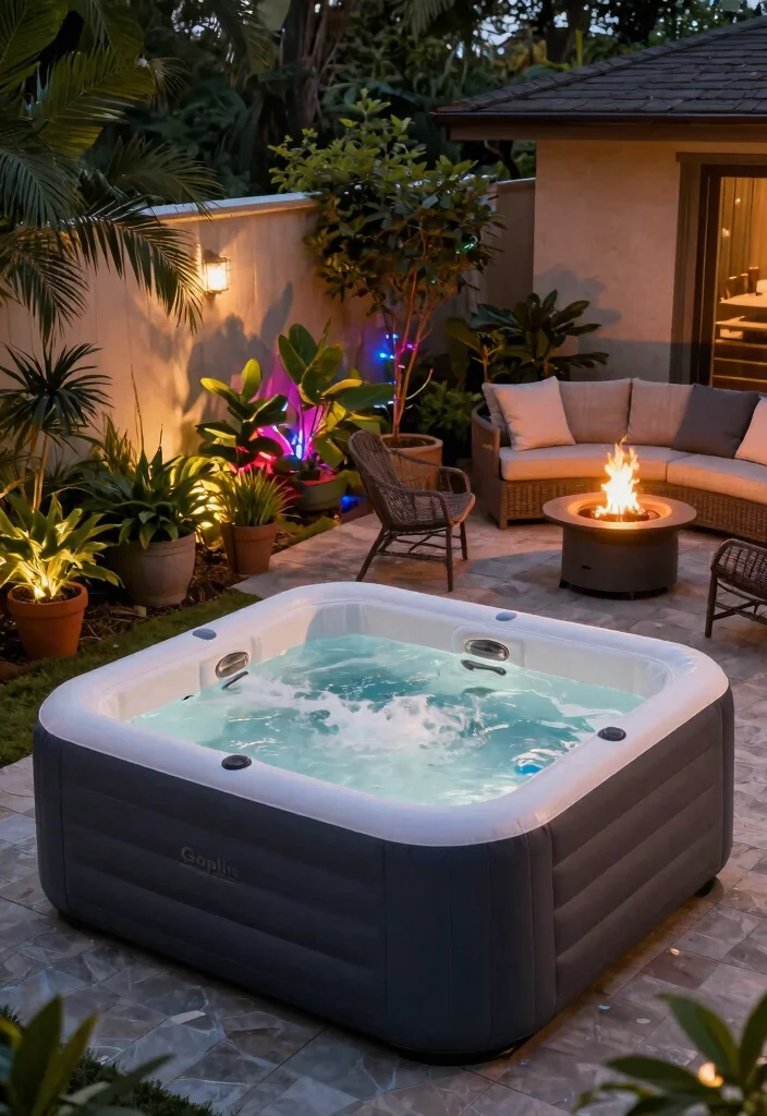 The 5 Best Inflatable Hot Tubs of 2026 Ranked 4. Goplus Inflatable Hot Tub Spa 0