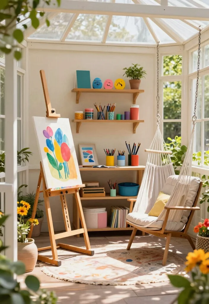 8 Stunning Yardistry Gazebo Ideas to Personalize Your Kit 3. Artistic Outdoor Studio